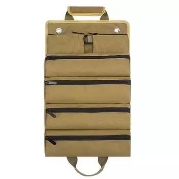 Сумка для инструментов Roll Up с 6 независимыми карманами из утолщенной ткани Oxford, органайзер для инструментов, сумка для хранения для Elect