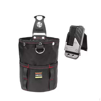 Сумка для инструментов с зажимом для ремня, устойчивая к царапинам, компактная сумка-органайзер на пояс, несколько S