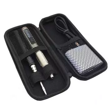 Сумка для инструментов, защитный чехол для электрической отвертки, практичный водонепроницаемый органайзер из ЭВА, сумка для хранения паяльника, портативная чёрный