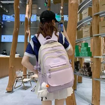 Сумка для инструментов, женский студенческий рюкзак для компьютера большой емкости, мужская дорожная сумка чёрный