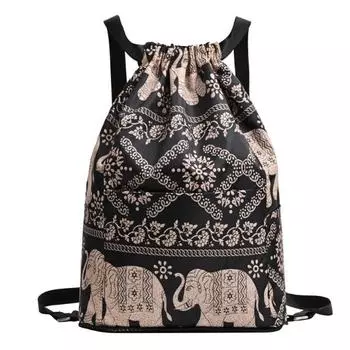 Сумка для йоги на шнурке, складной женский рюкзак, спортивный рюкзак для путешествий большой емкости A