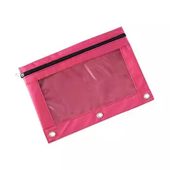 Сумка для карандашей на молнии Прозрачная сетчатая сумка для файлов Сумка для карандашей на молнии Сумка для карандашей Сумка для карандашей One Size красный