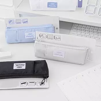 Сумка для карандашей с регулируемой резинкой, пенал, держатель для ручек, косметичка, сумка для ручек, школьные канцелярские принадлежности чёрный