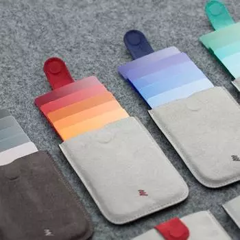 Сумка для карт DAX cascade pull, ультратонкая, с постепенным изменением, держатель для банковских карт, портативный чехол для удостоверения личности, мини-кошелек, чехол для визиток