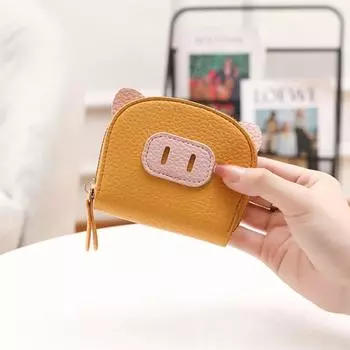 Сумка для карт из искусственной кожи на молнии, держатель для карт в корейском стиле, модный кошелек для женщин с несколькими отделениями для карт синий