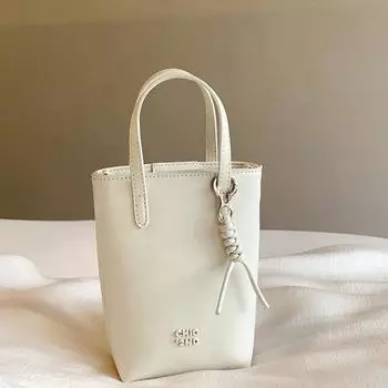 Сумка для картофеля фри 2024 года, небольшая женская сумка для мобильных телефонов летом и портативная сумка-мессенджер через плечо. серебряный