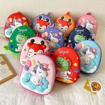 Сумка для книг в детском саду с героями мультфильмов, аниме, новая сумка на плечо из ЭВА для девочек и мальчиков, легкий рюкзак из яичной скорлупы для учащихся начальной школы