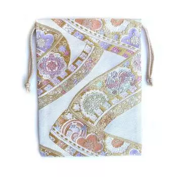 Сумка для книги Goshuin, изображение книги Goshuin, 19 аксессуаров, шнурок для книги goshuin, шнурок из золота, киотский золотой текстиль Nishijin [Цветочный свиток,