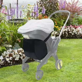 Сумка для коляски для детских подгузников Стильная, большая вместимость, практичная, портативная, ткань Оксфорд, просторная