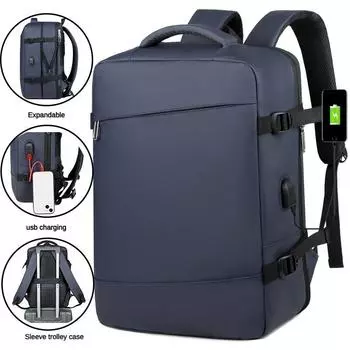 Сумка для компьютера через плечо, новый дорожный рюкзак, мужской рюкзак большой вместимости и легкий, мужская сумка для деловых поездок на короткие расстояния, повседневный школьный рюкзак чёрный