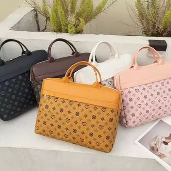 Сумка для компьютера Новая сумка через плечо Универсальная женская сумка Нишевый дизайн Высококачественная большая сумка белый