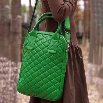 Сумка для компьютера, сумка большой емкости, женская сумка, новый рюкзак, водонепроницаемая портативная сумка через плечо, студенческие сумки 30*5*39cm чёрный