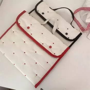 Сумка для компьютера в клетку с рисунком кролика Kawaii Tablets Компьютерная сумка для хранения вещей Женская Милая Дорожная Косметичка для хранения вещей 11 inch