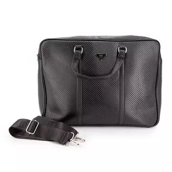 Сумка для компьютера в полоску черного цвета BILL TORNADE Grand чёрный