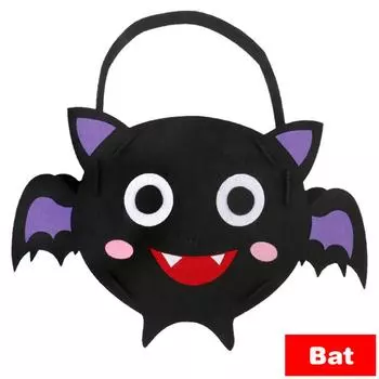 Сумка для конфет из фетра своими руками, сумка-тоут из тыквы, сумка для хранения подарков на Хэллоуин, принадлежности для декора вечеринки