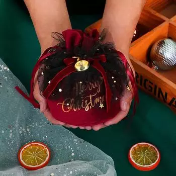 Сумка для конфет из ткани Eve с ручкой, подвесные украшения для рождественской елки, креативные рождественские подарочные пакеты, рождественская упаковка, подарочные пакеты для конфет A6