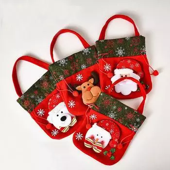 Сумка для конфет, рождественский подарок, большая сумка, модель маленького медведя
