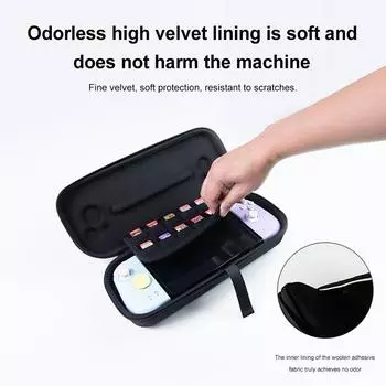 Сумка для контроллера противоударная для Mobapad M6 защитная водонепроницаемая сумка для Nintendo Switch/OLED контроллера чёрный