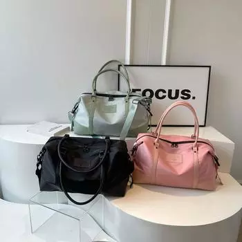 Сумка для коротких поездок, большая вместимость, спортивная сумка для фитнеса, набор для деловых поездок, чемодан на колесиках, ручная сумка для хранения 47*17*29cm зелёный