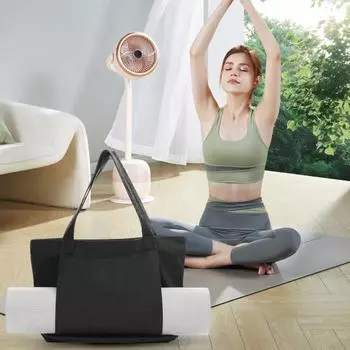 Сумка для коврика для йоги и пилатеса Yousheng, многофункциональная, большой емкости, холщовая сумка, портативное оборудование для тренировок на открытом воздухе, сумка-переноска для коврика для йоги хаки