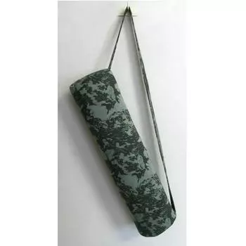 Сумка для коврика для йоги из индийского хлопка с регулируемым ремнем, спортивная спортивная сумка ручной работы, сумка для пилатеса, сумка для упражнений L-26 Inch, Dia-6 Inch разноцветный