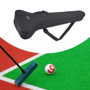 Сумка для крокетных палочек, переносная сумка для игр, практичная спортивная чёрный