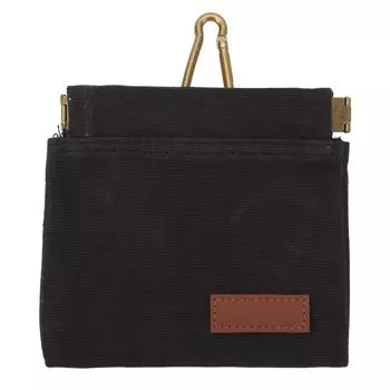 Сумка для лакомств для собак с зажимом на талии, большая вместимость, сумка для дрессировки собак, сумка для выгула собак чёрный