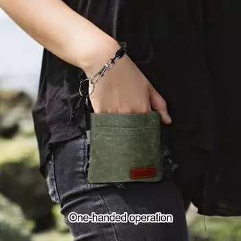 Сумка для лакомства для собак с зажимом, водонепроницаемая, для дрессировки собак, сумка для поощрения в виде змеи, портативная, без помощи рук, для выгула собак, сумка для хранения еды для щенков, на открытом воздухе, с автоматическим закрыванием коричне