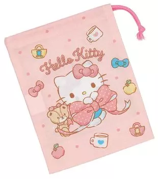 Сумка для ланч-бокса Skater, сделанная в Японии, для детей Sanrio Hello Kitty Big Ribbon Girls KB63, детская