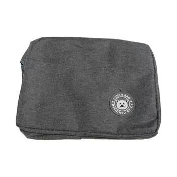 Сумка для ланча, модная, однотонная, контейнер для пикника, термосумка для ланча с ручками, сумка для хранения