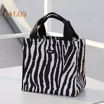 Сумка для ланча объемом 3 л с ручкой, большая вместимость, водонепроницаемая, легкая, изолированная, с внешним карманом на молнии F