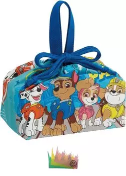 Сумка для ланча Paw Patrol Сумка для ланча на шнурке с двухсторонним принтом Сделано в Японии Набор Paw Patrol (Сумка на шнурке, Balan)
