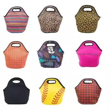 Сумка для ланча с ручкой, термосумка-холодильник для женщин, для детей, ланч-бокс для пикника, путешествий, портативная сумка для хранения продуктов, термосумка для завтрака Lunch Bags & Bags