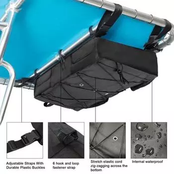Сумка для лодки T-Top, водонепроницаемая, прочная, морского класса, вмещает 4/6 спасательных жилетов, большая вместимость, сумка для хранения надувного поплавка Bimini для яхт S