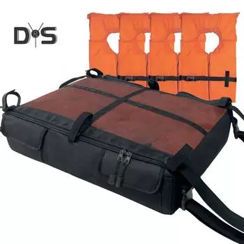 Сумка для лодки T-Top, водонепроницаемая, прочная, морского класса, вмещает 4/6 спасательных жилетов, большая вместимость, сумка для хранения надувного поплавка Bimini для яхт S