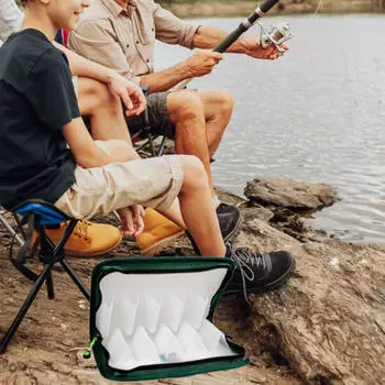 Сумка для ловли кальмаров, рыболовные снасти, пресноводные и соленые снасти, складные приманки