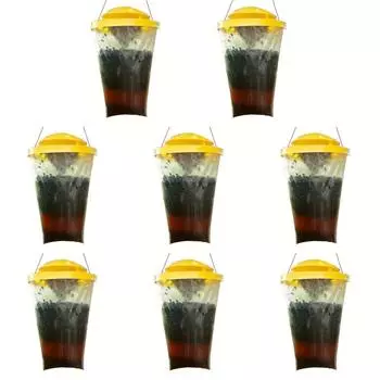 Сумка для ловли мух с приманкой для борьбы с вредителями, ловушка для мух, уличная клетка для ловли мух