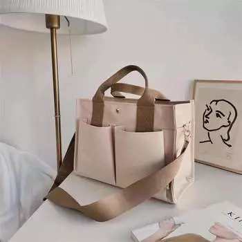 Сумка для мамы, многослойная практичная сумка через плечо, большая вместительная сумка для матери и ребенка, сумка для покупок омнибуса 35*26.5*16cm чёрный