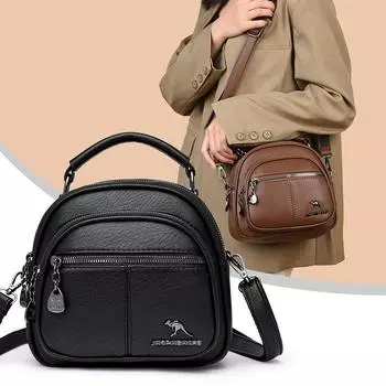 Сумка для мамы среднего возраста из личных вещей, новая модная простая многоуровневая сумка через плечо на одно плечо, большая вместимость, маленькая сумка