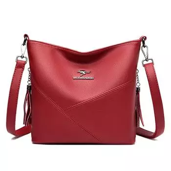 Сумка для мамы среднего возраста, женская сумка нового стиля, женская сумка-ведро для свекрови, модная атмосферная сумка через плечо большой емкости