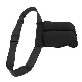 Сумка для массажных бутылок с двумя бутылками, регулируемый ремень, профессиональный чехол для лосьона для терапевта