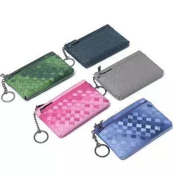 Сумка для мелочи из овчины, женская, маленькая и ультратонкая, кожаная сумка для хранения