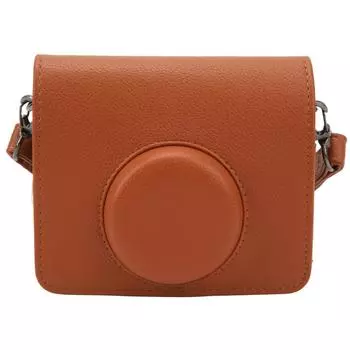 Сумка для мгновенной фотосъемки, легкая, роскошная текстура, PU, совместимый с камерой кожаный чехол для Fujifilm Mini EVO коричневый