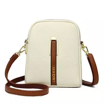 Сумка для мобильного телефона для женщин, новая модная маленькая сумка для мам, модная и универсальная вертикальная сумка через плечо из мягкой кожи