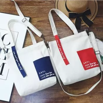 Сумка для мобильного телефона для женщин и девочек, парусиновая сумка для покупок, сумка через плечо, сумка для покупок красный