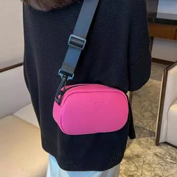 Сумка для мобильного телефона для женщин, новая текстура, мягкая кожа, квадратная сумка через плечо, повседневная, универсальная, с широким ремнем через плечо