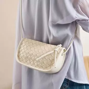 Сумка для мобильного телефона для женщин, сумка через плечо, высококачественная летняя сумка для женщин, универсальная плетеная сумка для женщин