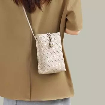 Сумка для мобильного телефона для женщин, осень и зима, новая мини-сумка, сумка через плечо из натуральной кожи, высококачественная поясная сумка