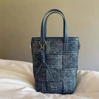 Сумка для мобильного телефона из денима, женская летняя повседневная модная сумка через плечо
