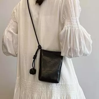 Сумка для мобильного телефона из искусственной кожи Ins Crossbody Phone Bag Повседневная сумка на одно плечо для путешествий style 3